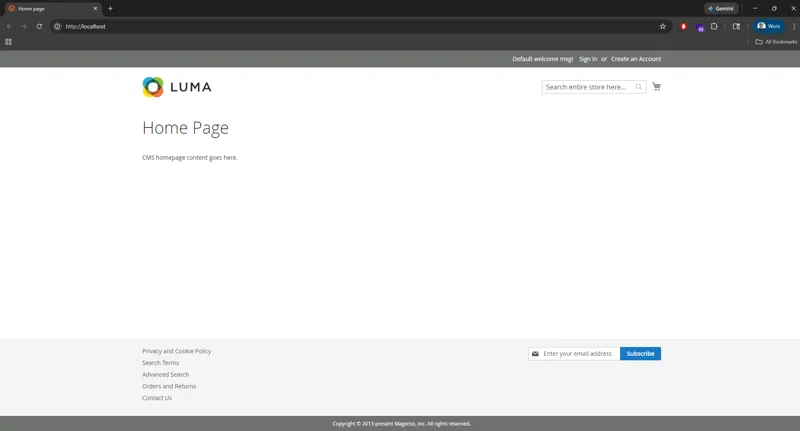 Luma homepage